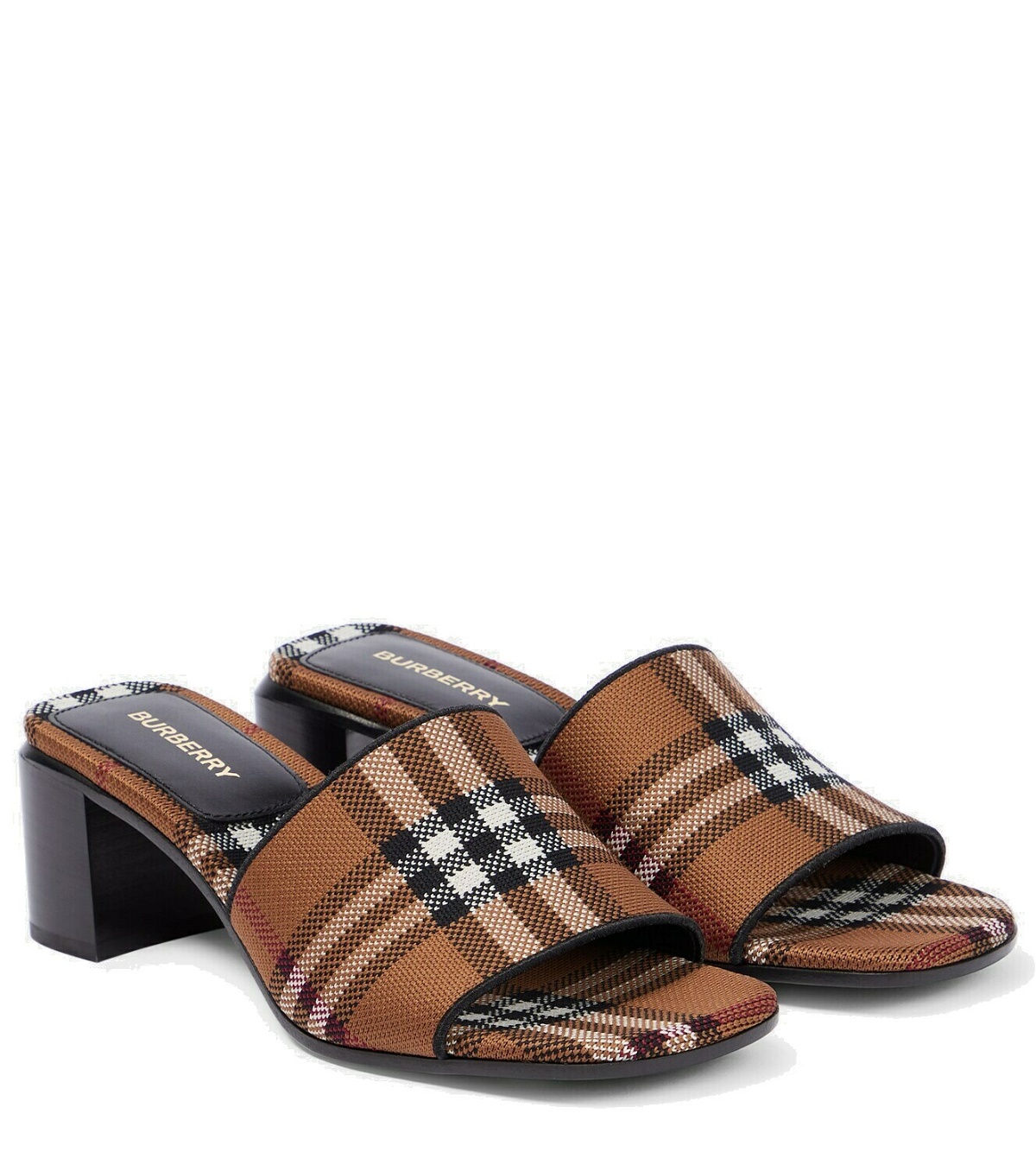 Burberry - Checked mules Burberry