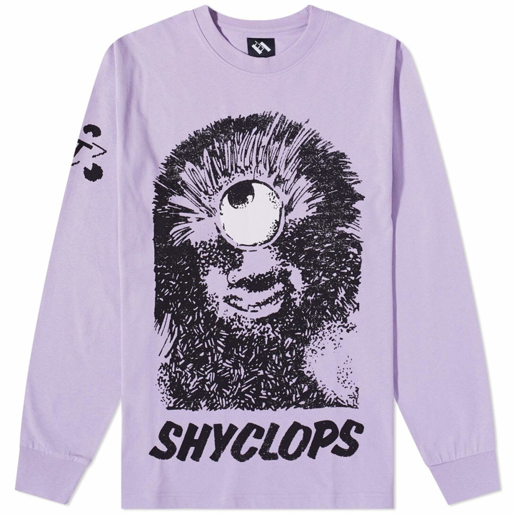 Photo: The Trilogy Tapes Men's Shyclops Long Sleeve T-Shirt in Lavender