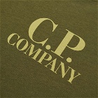 C.P. Company Garment Dyed Logo Tee