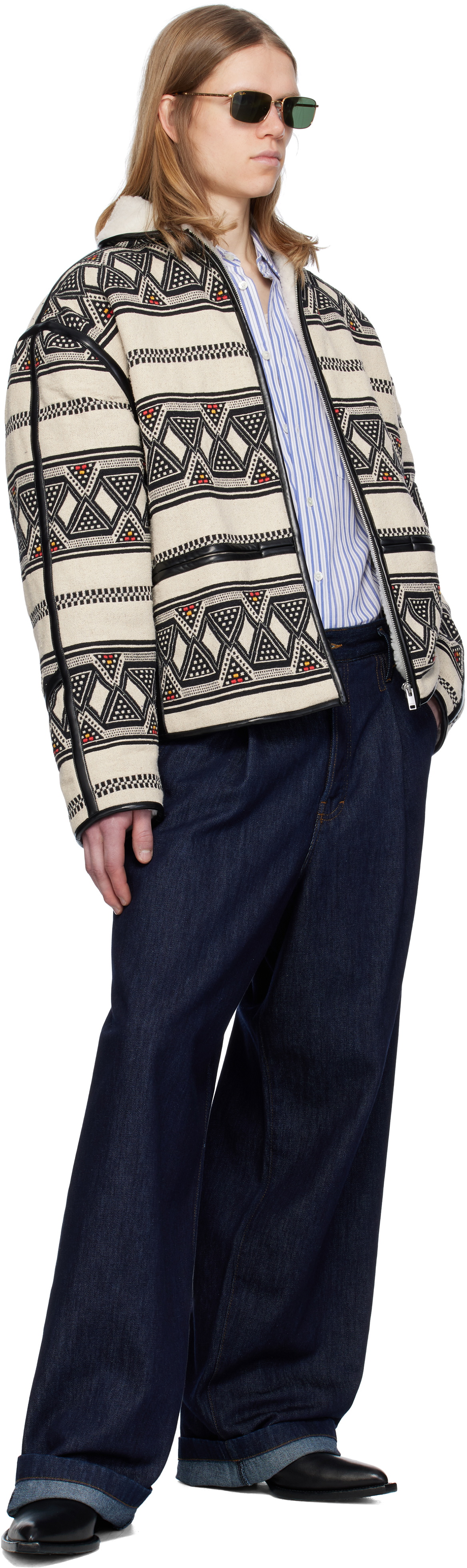 Isabel Marant Black & Off-White Nelkis Jacket Isabel Marant