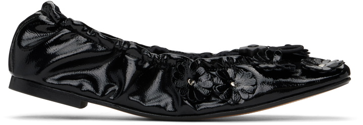 Photo: Cecilie Bahnsen Black Orbella Ballerina Flats
