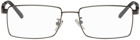 Balenciaga Gunmetal Rectangular Glasses