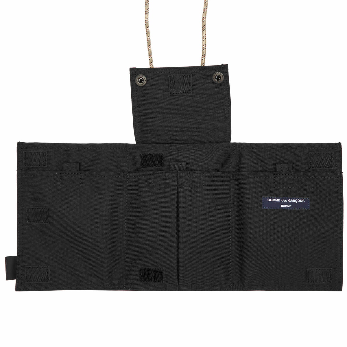 Comme des Garçons Homme Men's x Porter Cordura Pouch Bag in Black 