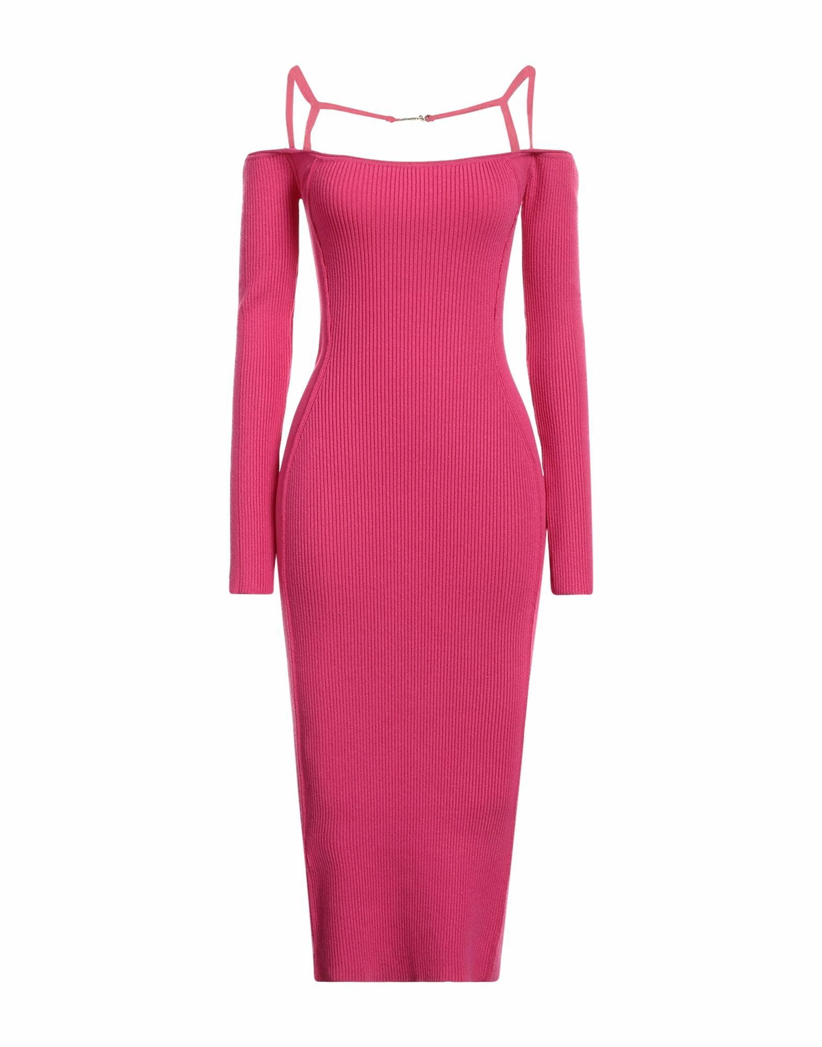 Jacquemus Womens Midi dress in Magenta