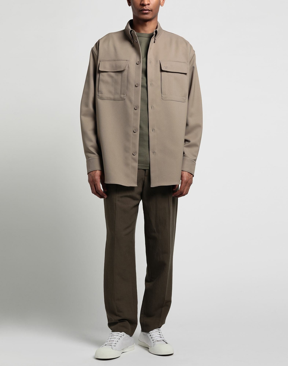 Off-white Mens Shirt in Beige