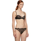 I.D. Sarrieri Black Embroidered Tulle Bra