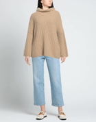 Maje Womens Turtleneck in Beige
