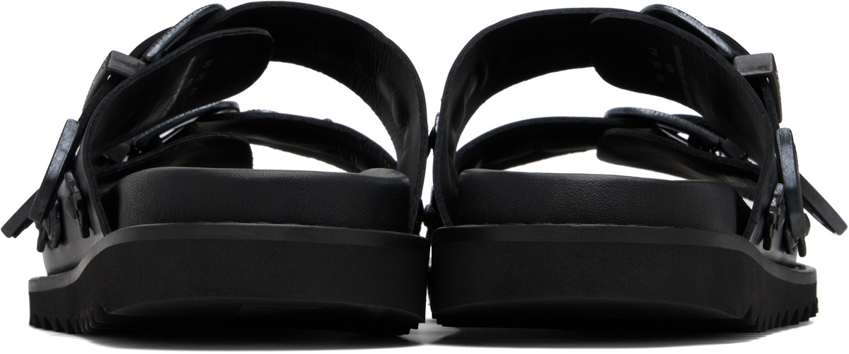Toga Virilis SSENSE Exclusive Black Buckle Sandals