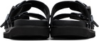 Toga Virilis SSENSE Exclusive Black Buckle Sandals