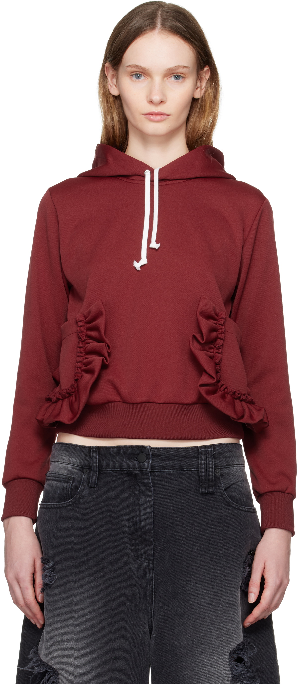 Comme des Garçons Girl Red Pocket Hoodie