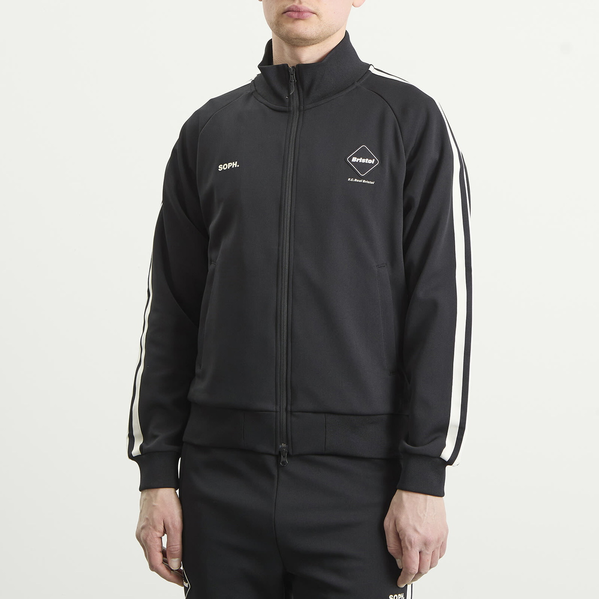 F.C. Real Bristol Men's Training Track Jacket in Black