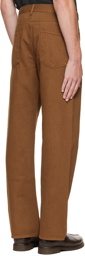LEMAIRE Brown Seamless Jeans