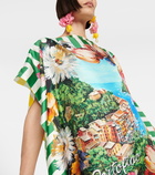 Dolce&Gabbana Portofino printed silk twill kaftan