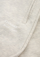 Club 1984 Essential Logo-embroidered Cotton Sweatpants Grey
