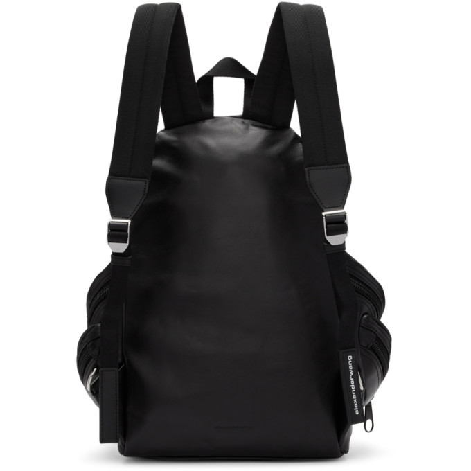 Alexander Wang Black Double Buckle Backpack Alexander Wang