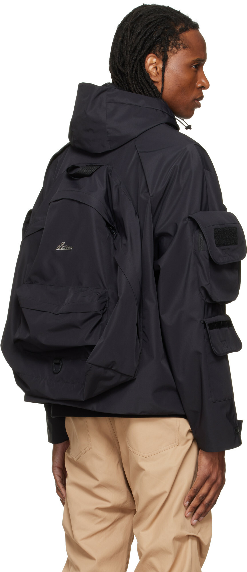 We11done Black Military Shell Jacket