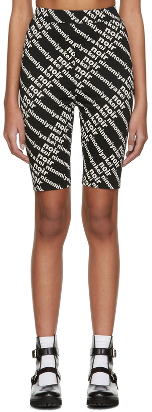 Photo: Noir Kei Ninomiya Black Cotton Shorts