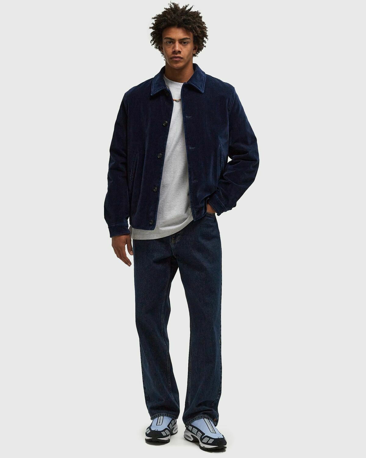 CLOSED VARSITY BLOUSON Blue Mens Overshirt