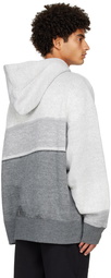 Palm Angels Gray Skater Hoodie