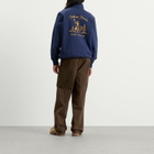Palmes Men's Western Quarter-Zip Sweatshirt in Navy