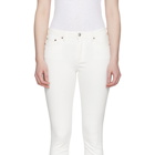 Acne Studios Bla Konst White Climb Jeans