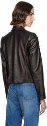 Kallmeyer Black Sloane Shrunken Leather Blazer