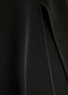 Galvan Freya Ribbed-knit Midi Dress Black