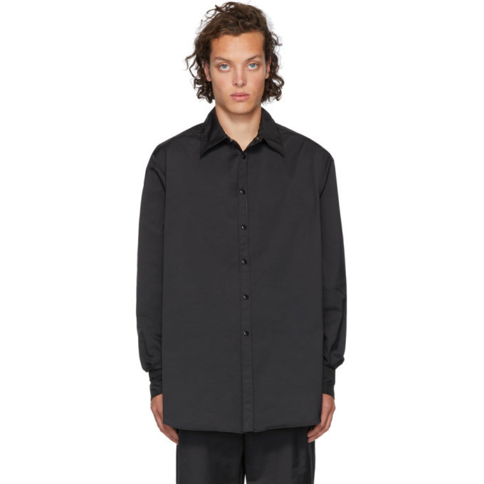 Photo: Valentino Black Semiover Fit Shirt