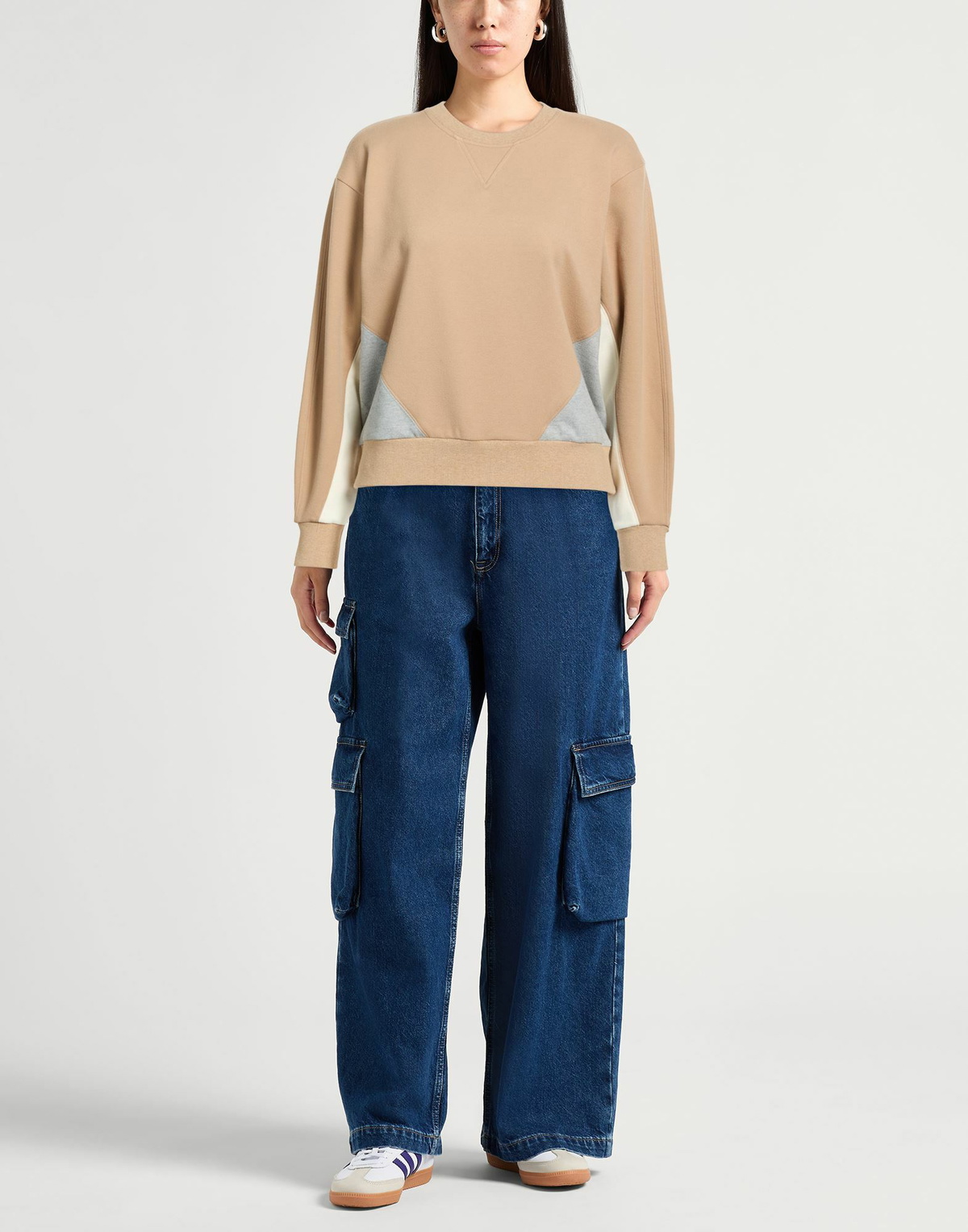 Eleventy Womens Sweatshirt Camel