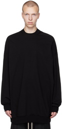 Rick Owens Black Splintered Peter Sweatshirt