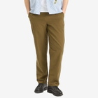 Foret Men's Calm Seersucker Trousers in Army