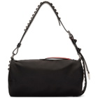Prada Black New Vela Barrel Bag
