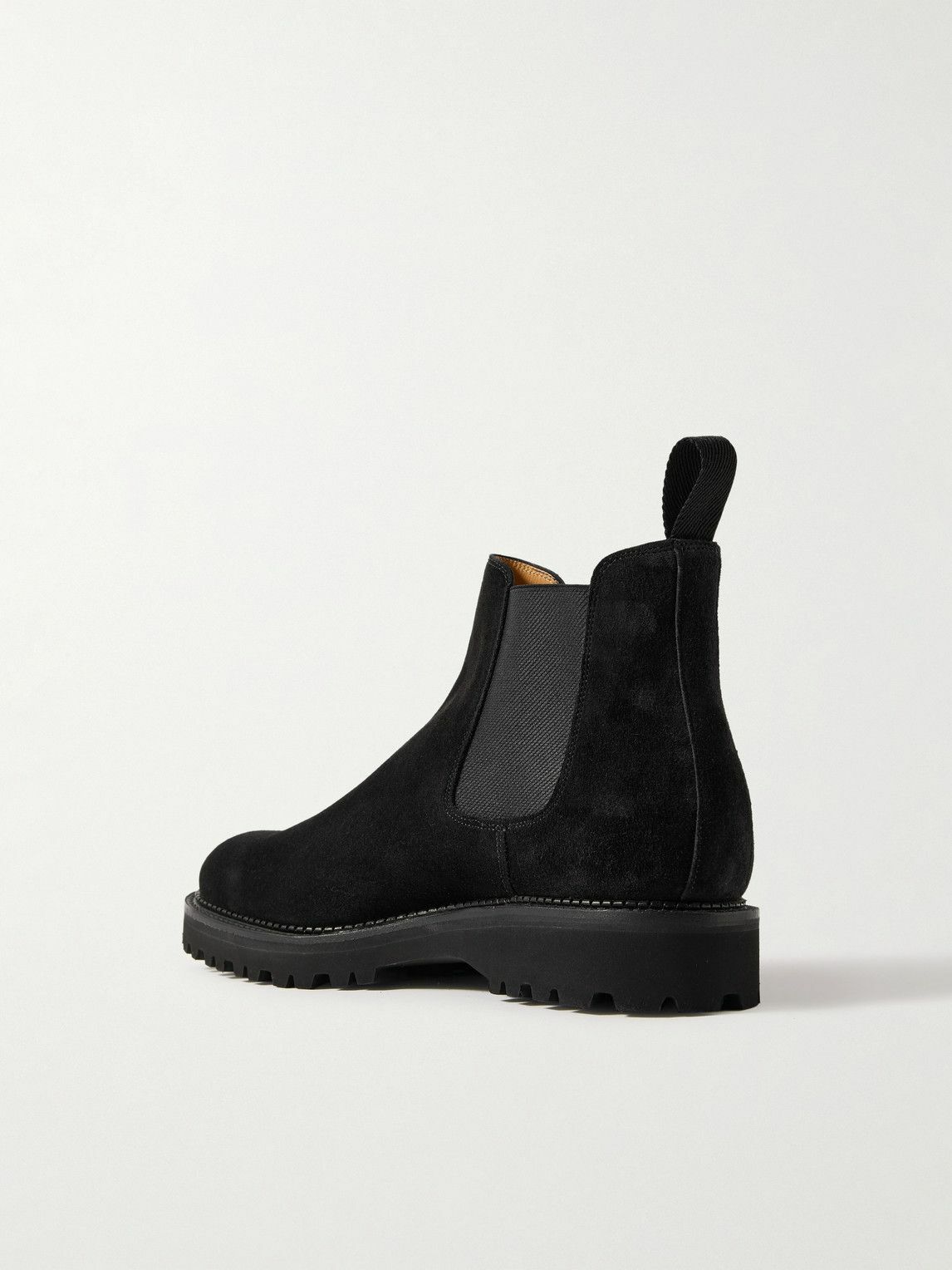 John Lobb - Lawry New Standard Suede Chelsea Boots - Black