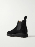 John Lobb - Lawry New Standard Suede Chelsea Boots - Black
