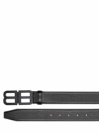BALENCIAGA - 35mm Bb Leather Belt