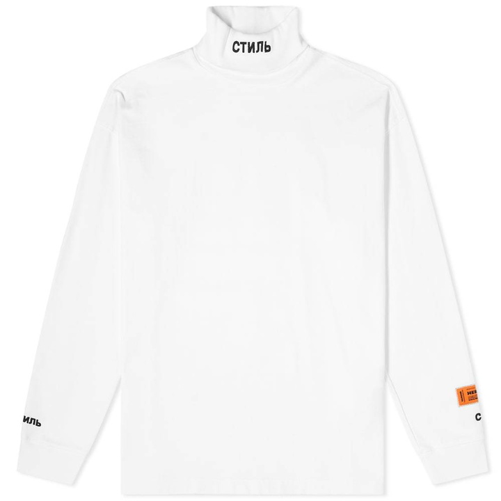 Photo: Heron Preston Long Sleeve Roll Neck CTNMB Tee