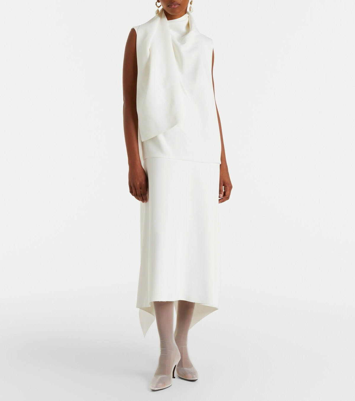 Herbert Levine Sheer Perfection mesh over-the-knee boots