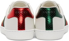 Gucci White Bee New Ace Sneakers