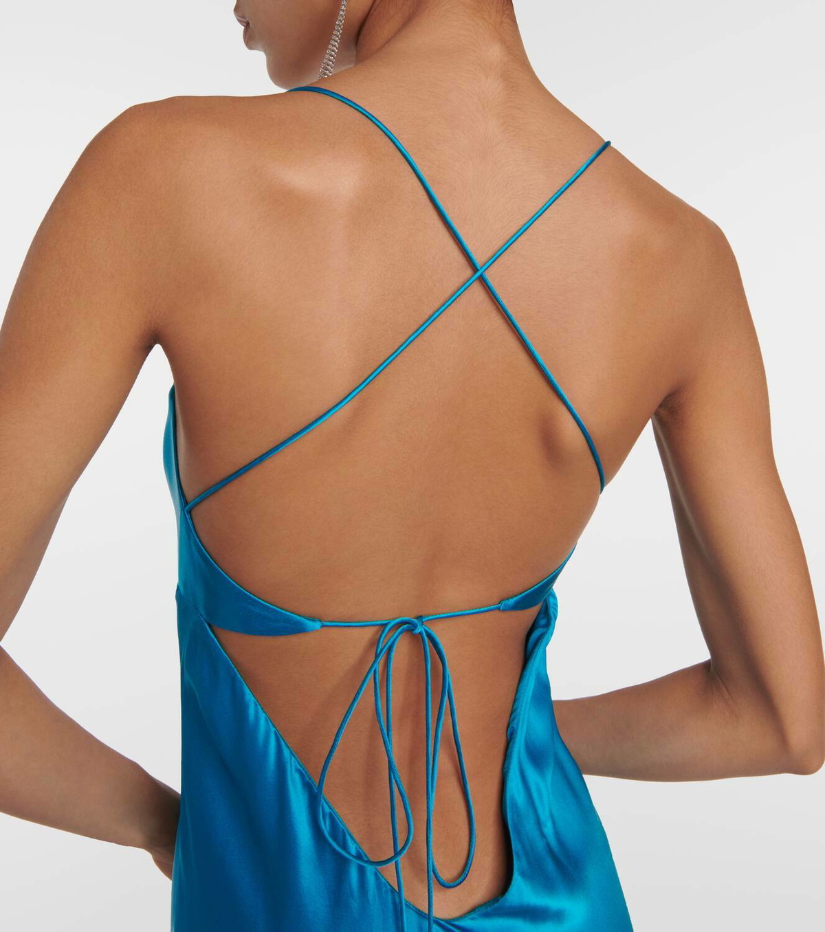 The Sei Silk satin gown