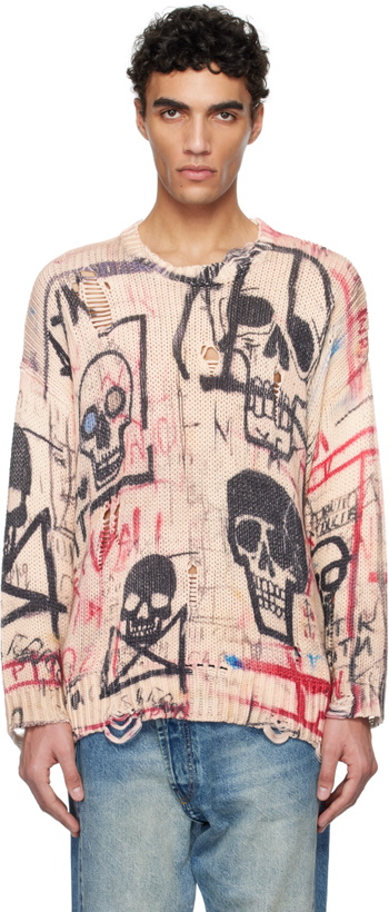Photo: R13 Multicolor Printed Oversized Sweater