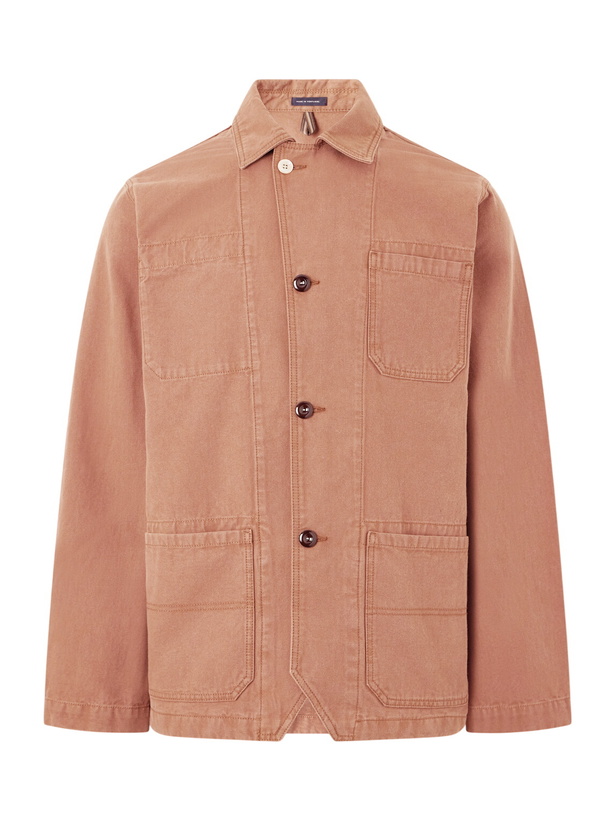 Photo: Drake's - Cotton-Canvas Overshirt - Brown