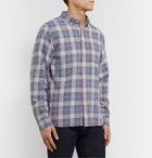 Alex Mill - Button-Down Collar Checked Cotton-Flannel Shirt - Blue