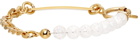 IN GOLD WE TRUST PARIS SSENSE Exclusive Gold Chain & Bead Bracelet
