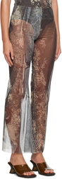 ELLISS Brown Rock Pool Trousers