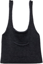 XENIA TELUNTS Gray Shopper Tote