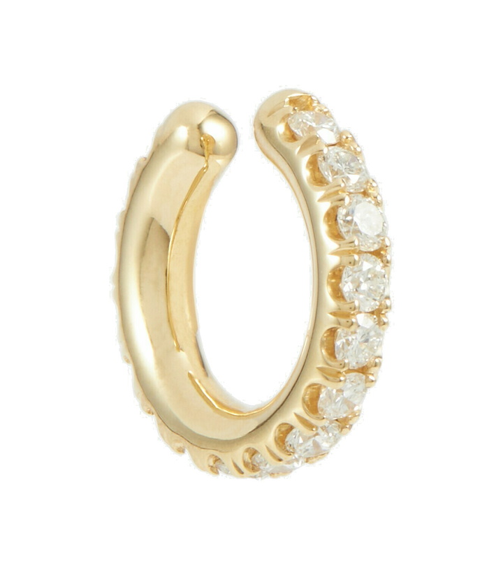 Photo: Spinelli Kilcollin - Eclipse 18kt gold single ear cuff with diamonds