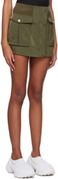 Dion Lee Green Bomber Miniskirt