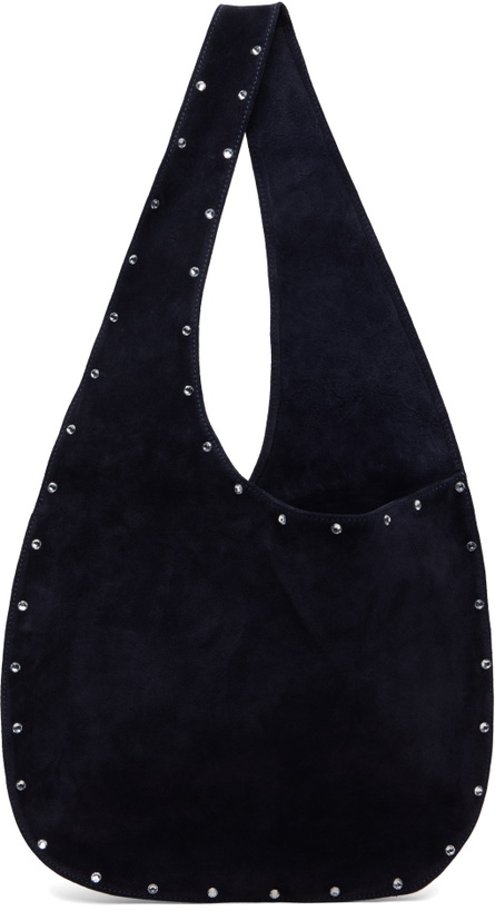 Photo: Maryam Nassir Zadeh Navy Lara Stones Tote