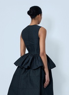 Cecilie Bahnsen CBdaimi Stria Matelassé Peplum Top