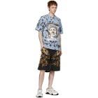 Versace Jeans Couture Blue Hey Reilly Edition Tie-Dye Print T-Shirt